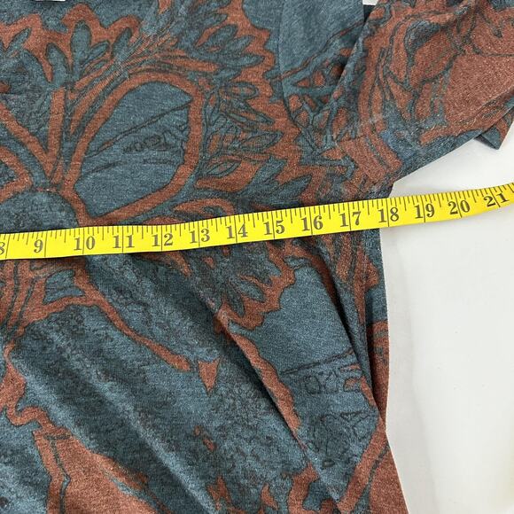 Soft Surroundings Tunic Womens Medium Green Renaissance Shirt Drapey Knit - Picture 9 of 12